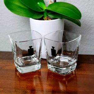 Disaronno Amaretto Liqueur Glasses Black Logo